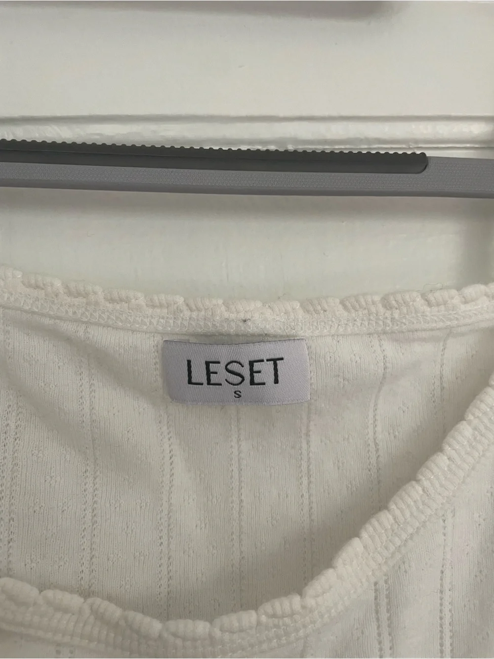 LESET Pointelle Tank (S) - Picture 5 of 5